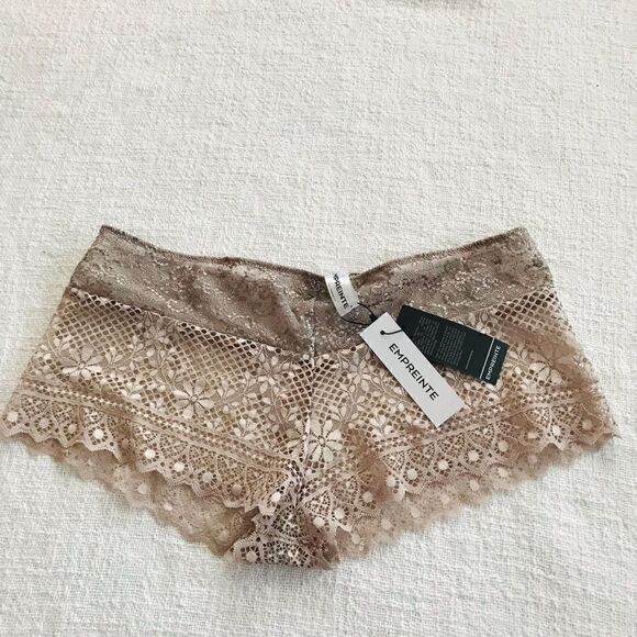 Empreinte | NEW | Shorty CASSIOPEE boy short panties Rose Sauvage | size XL - Picture 11 of 11